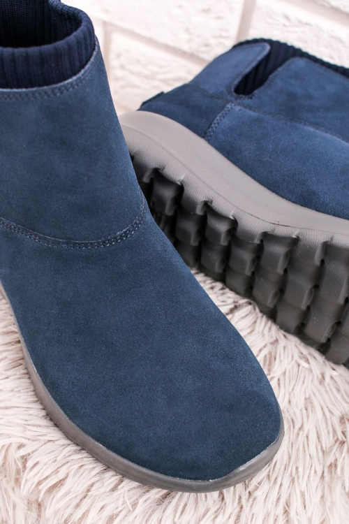 Kék női modern cipő